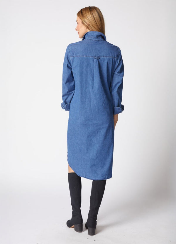 Habitat Perfect Travel Denim Cafe Midi Dress