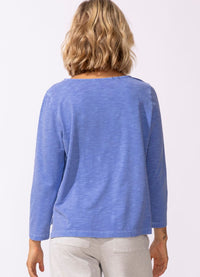 Escape Embroidered Applique Boxy Tee