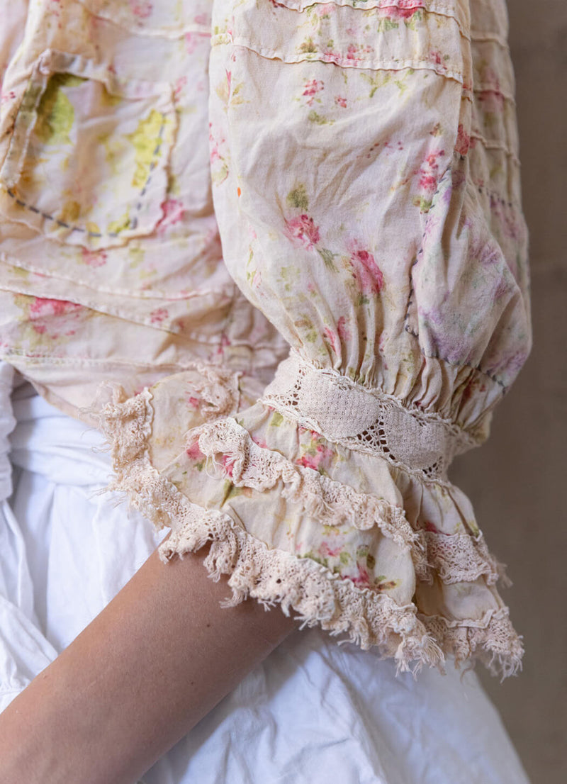Magnolia Pearl Crochet Yoke Keira Blouse