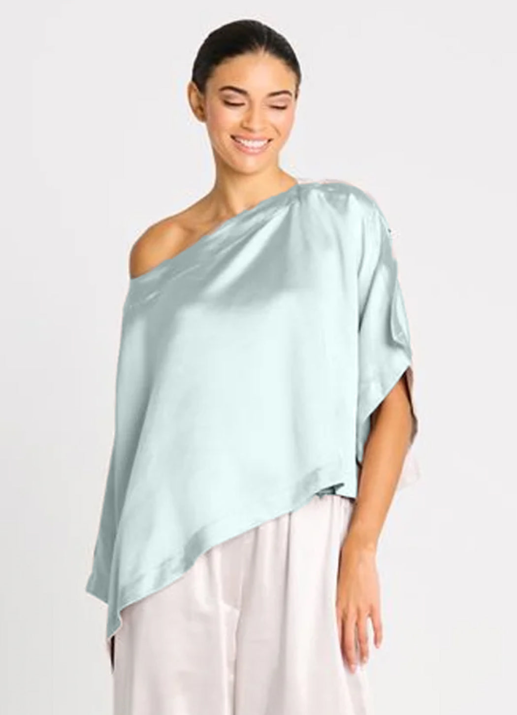 Planet Sateen Off The Shoulder Bouse