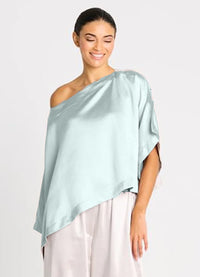 Planet Sateen Off The Shoulder Bouse