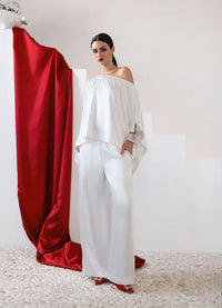 Planet Sateen Off The Shoulder Bouse