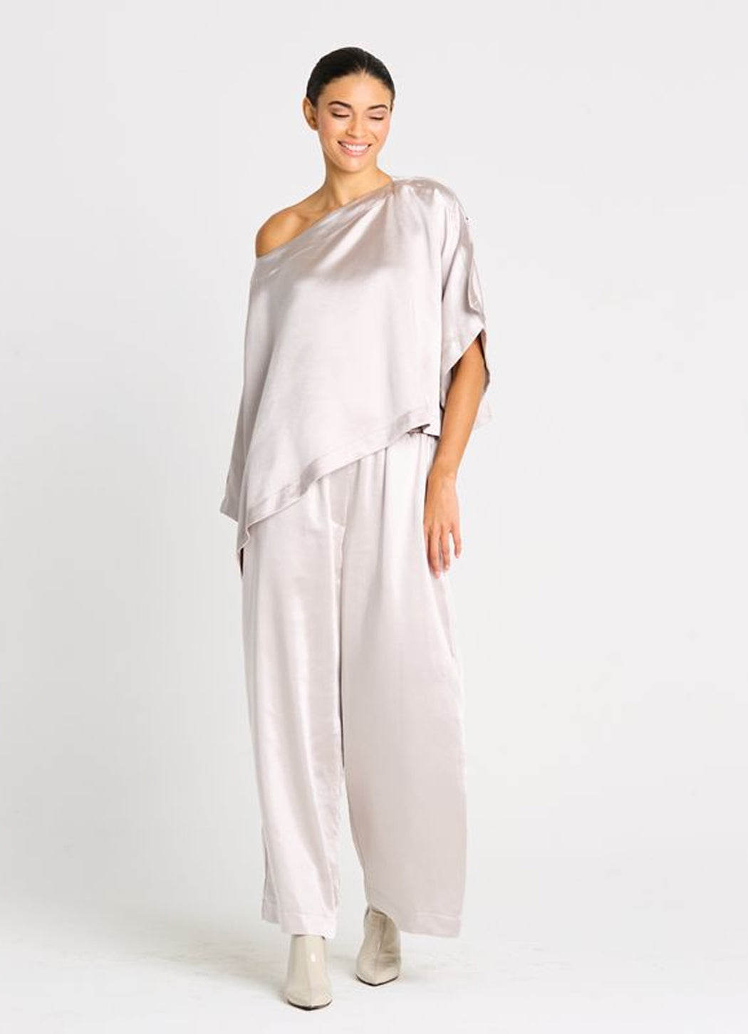 Planet Sateen Off The Shoulder Bouse