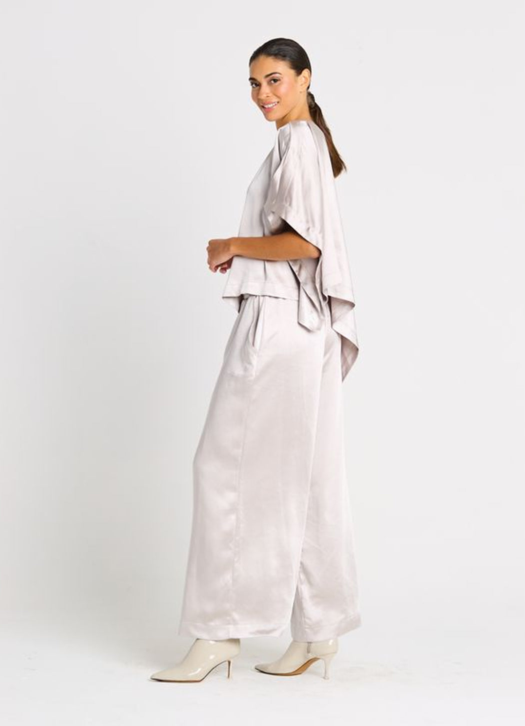 Planet Sateen Off The Shoulder Bouse