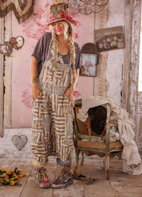 Magnolia Pearl Patchwork Frankie Overalls