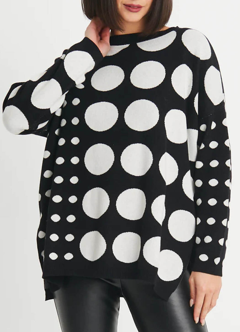 Planet Lots of Dots Crewneck Sweater