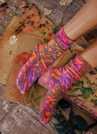 Magnolia Pearl Neon Leopard MP Socks