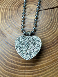 Belle Via Jewelry One-Of-A-Kind (All Seeing Eye) Heart Necklace