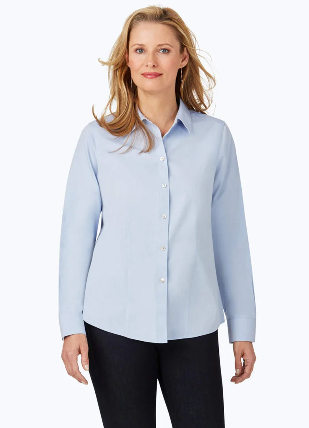 Foxcroft Dianna Non Iron Long Sleeve Shirt