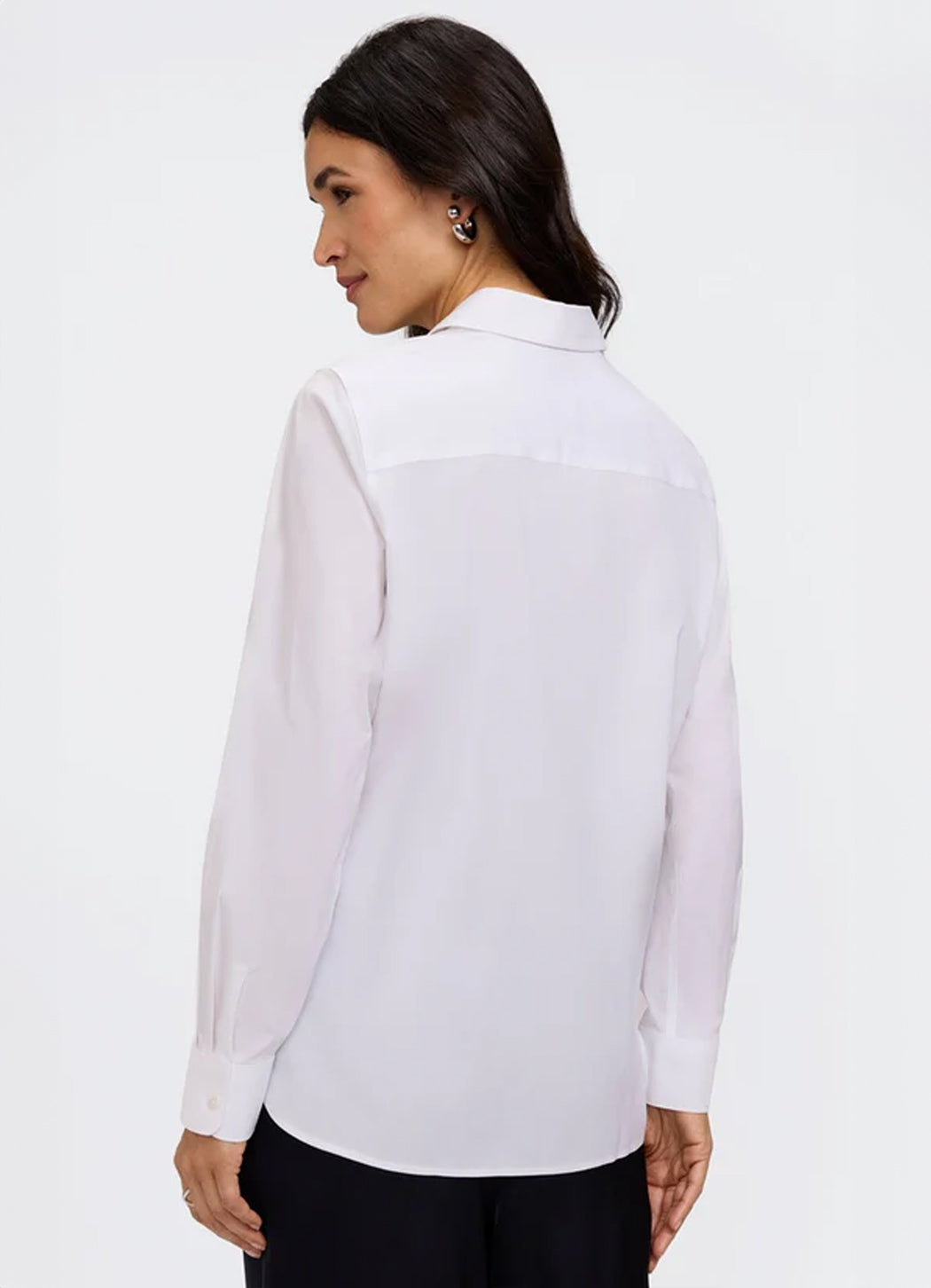 Foxcroft Kylie No-Iron Stretch Long Sleeve Shirt
