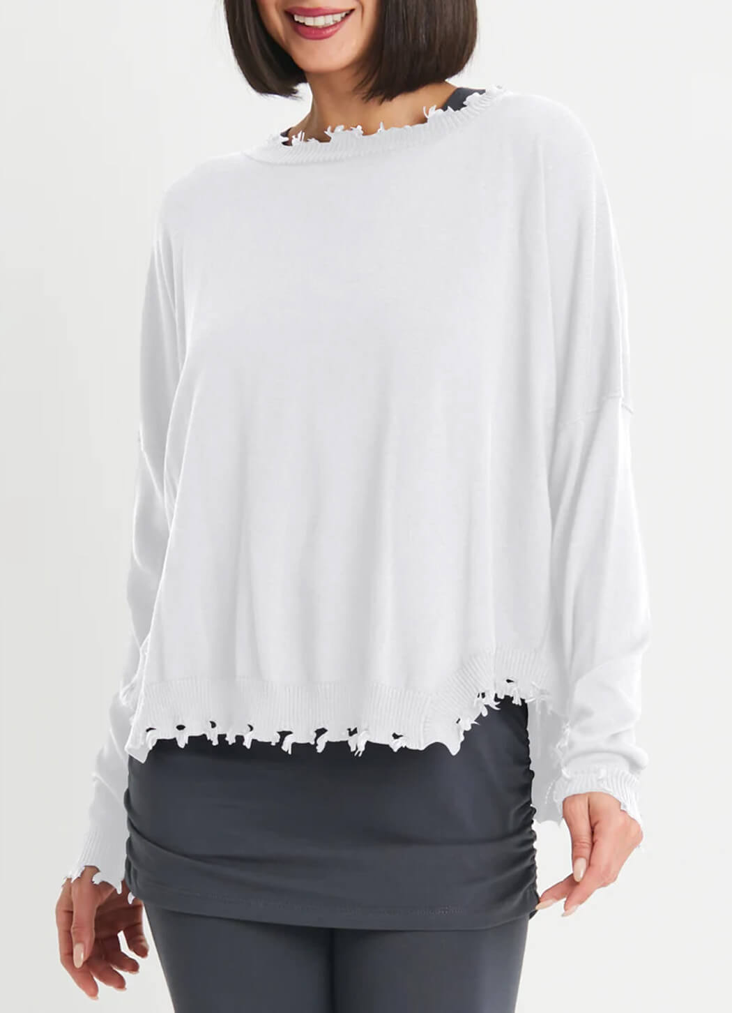 Planet Shabby Chic Crewneck Sweater Details Direct