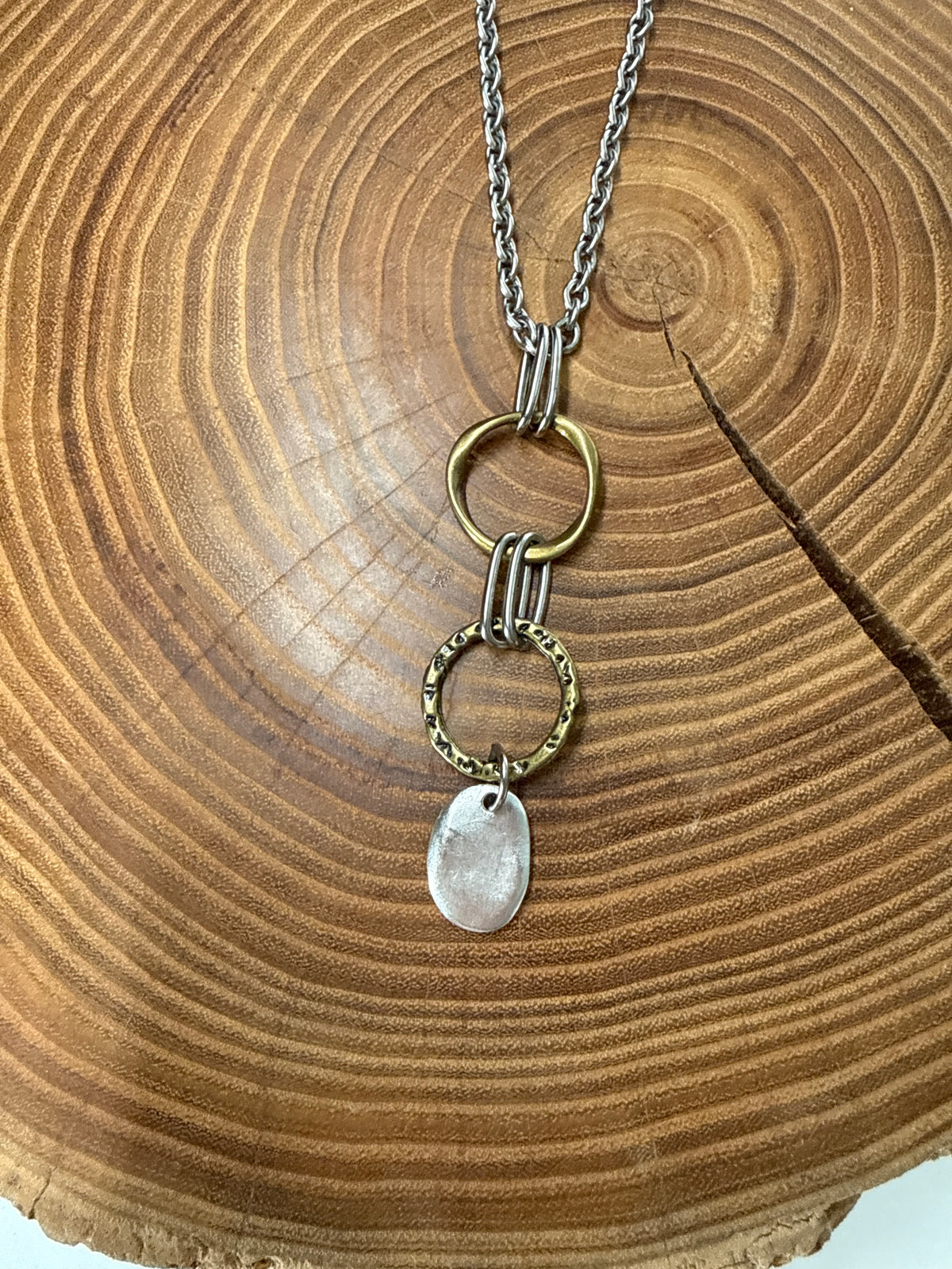 Belle Via Jewelry Circle Stack Necklace