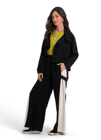 Planet Cropped Asymmetrical Jacket