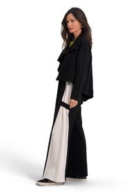 Planet Cropped Asymmetrical Jacket