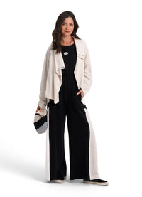 Planet Cropped Asymmetrical Jacket
