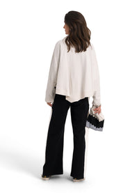 Planet Cropped Asymmetrical Jacket
