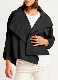 Planet Cropped Asymmetrical Jacket