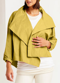 Planet Cropped Asymmetrical Jacket