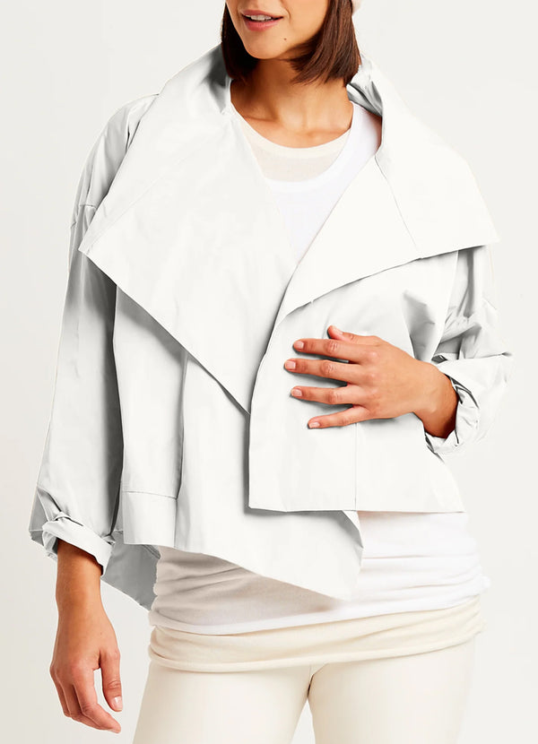 Planet Cropped Asymmetrical Jacket
