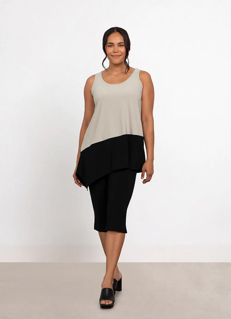 Sympli Color Block Reversible Angle Tank