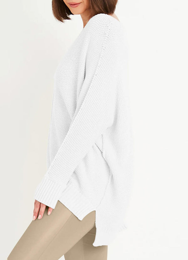 Planet Pebble V Neck Sweater