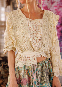 Magnolia Pearl Eyelet Rosario Blouse