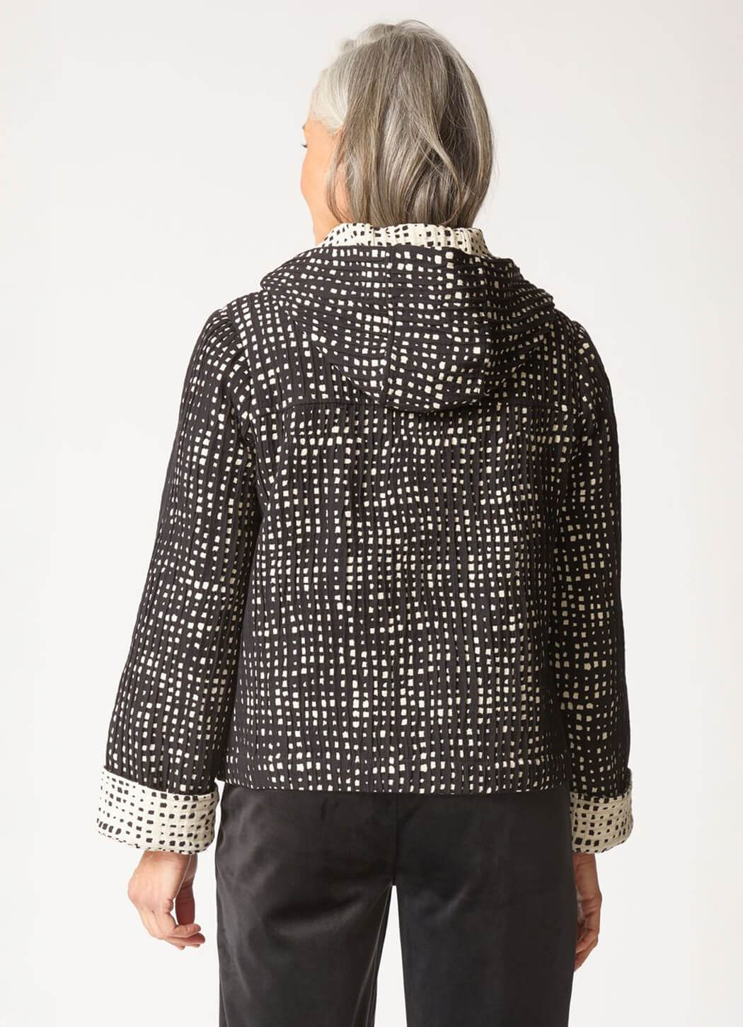 Habitat Autumn Check Cargo Hoodie Jacket