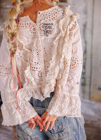 Magnolia Pearl Hermione Eyelet Blouse
