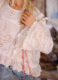 Magnolia Pearl Hermione Eyelet Blouse