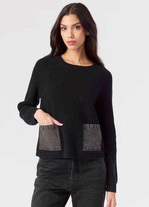 J. Society Denim 2 Pocket Shaker Crew