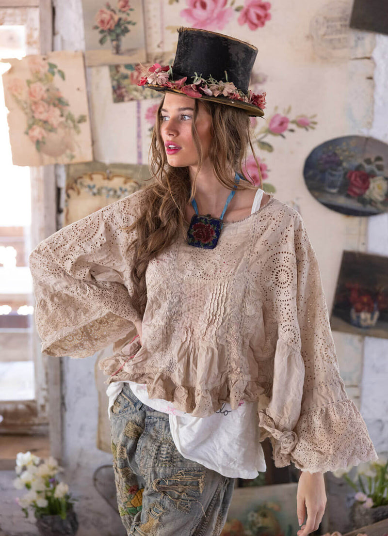 Magnolia Pearl Eyelet Dea Blouse
