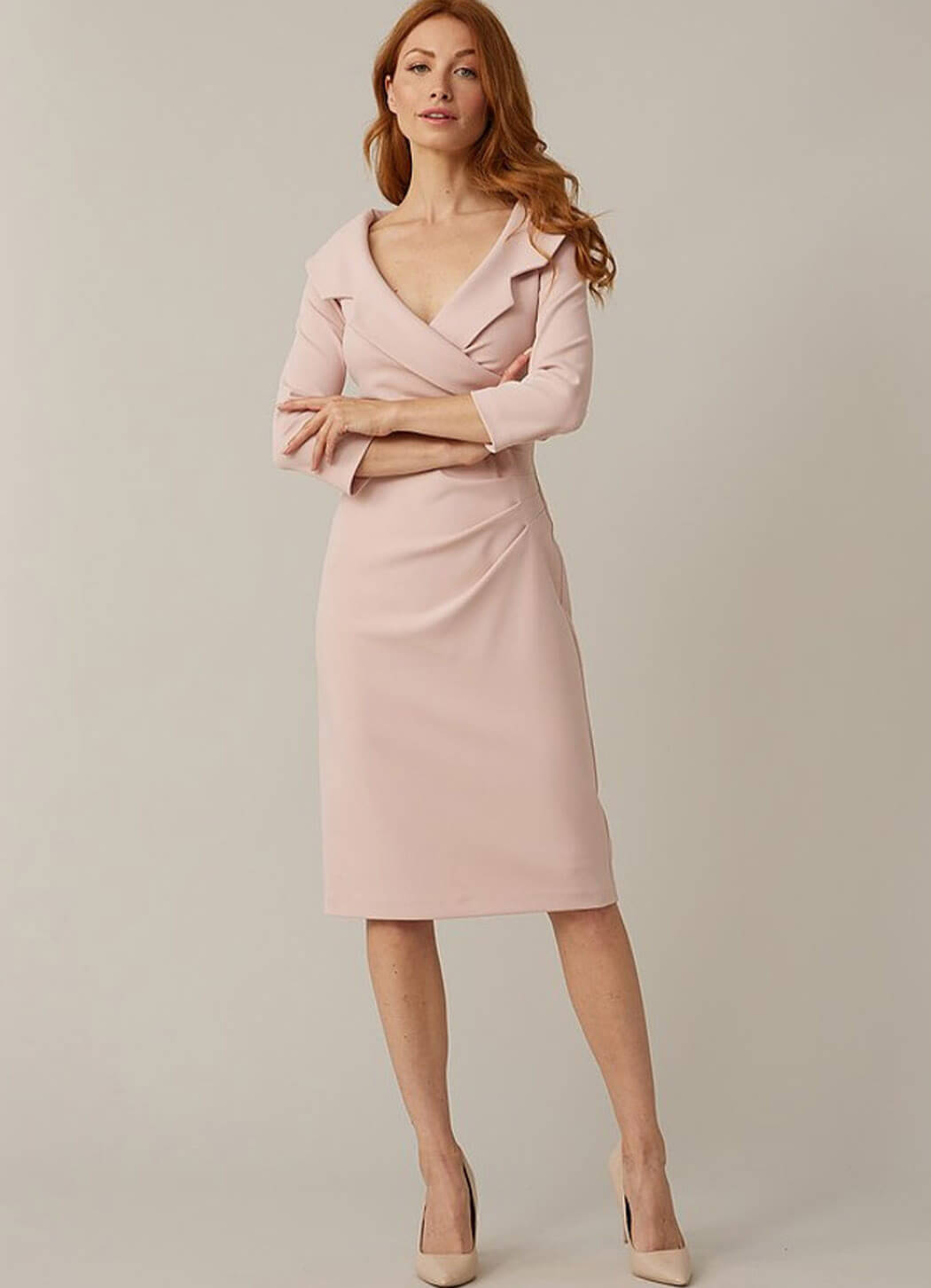 Joseph Ribkoff Rose Blazer Dress