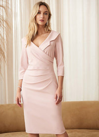 Joseph Ribkoff Rose Blazer Dress