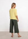 Sympli Reversible Cinch Top With Elbow Sleeve