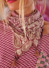 Magnolia Pearl Paisley Tassel Scarf