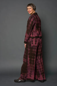 Mieko Mintz Mone Shibori Tie Dye Kantha Cropped Jacket
