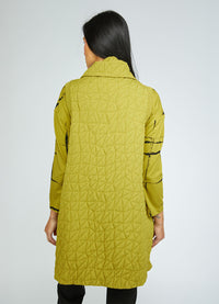 Olivia Kaleidoscope Quilt Angled Pocket Vest
