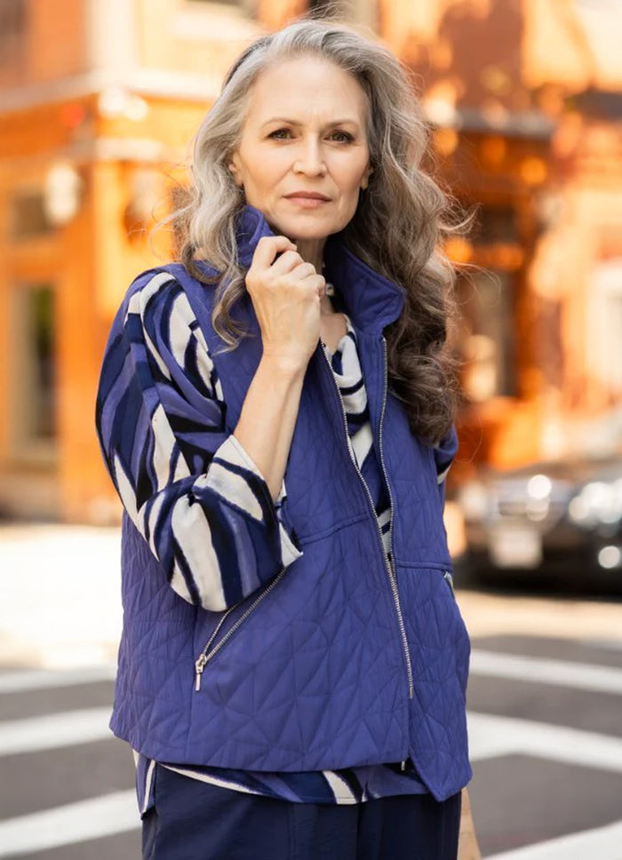 Olivia Kaleidoscope Quilt City Vest