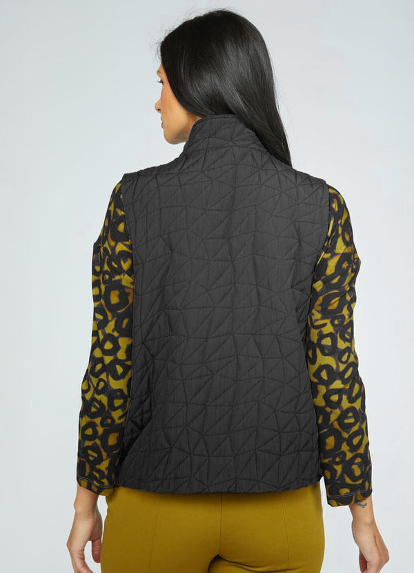 Olivia Kaleidoscope Quilt Scenic View Vest