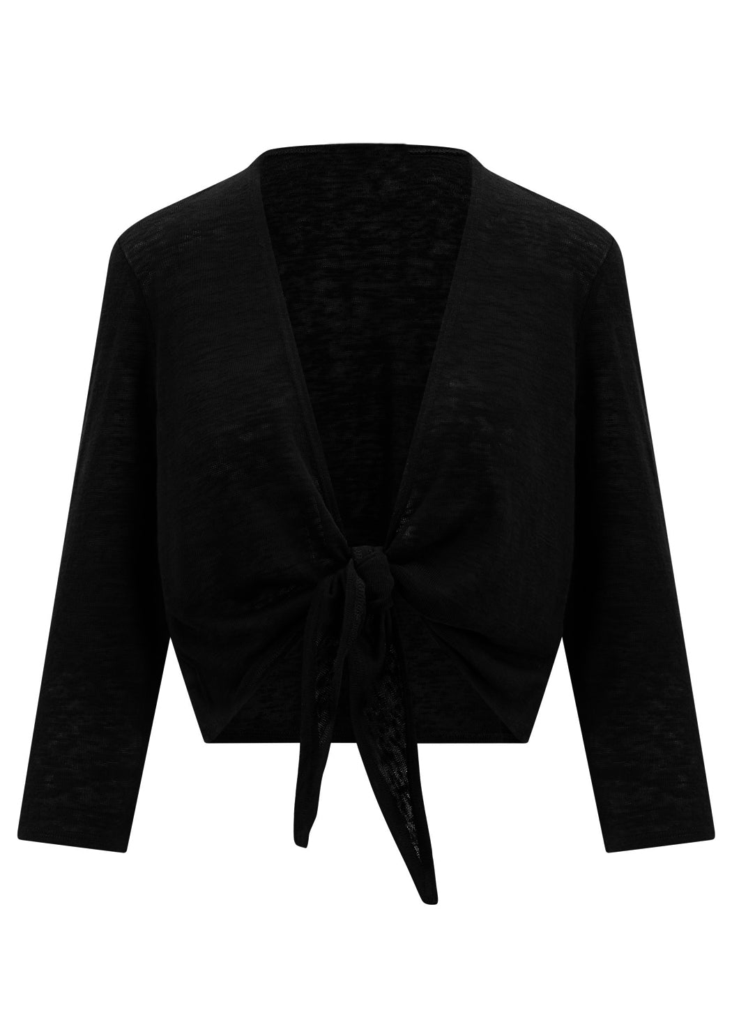 J. Society Tie Front Shrug