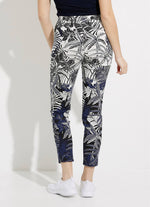 Joseph Ribkoff Palm Print Pants