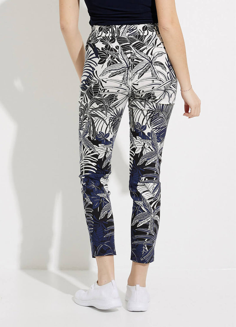 Joseph Ribkoff Palm Print Pants