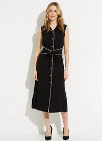 Joseph Ribkoff Belted Midi Dress