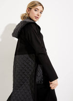 Joseph Ribkoff Quilted Hooded Jacket