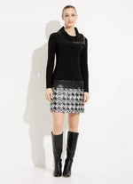 Joseph Ribkoff Hounds Tooth Shift Dress