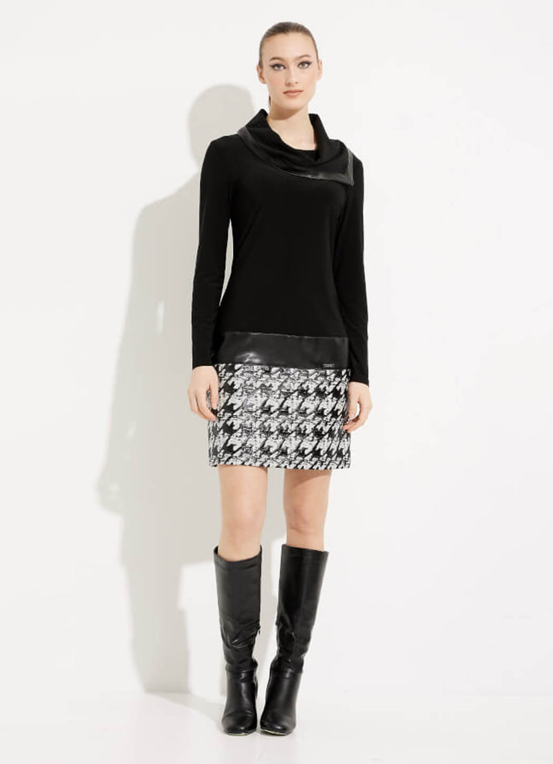Joseph Ribkoff Hounds Tooth Shift Dress