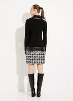 Joseph Ribkoff Hounds Tooth Shift Dress