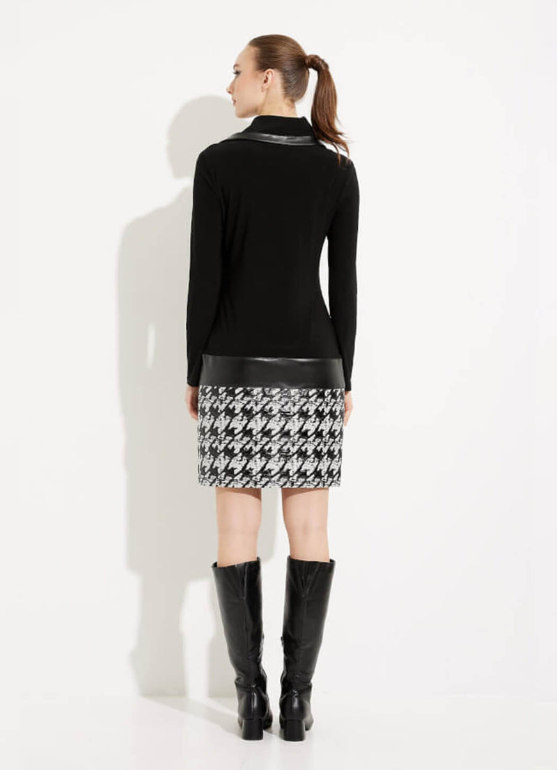 Joseph Ribkoff Hounds Tooth Shift Dress