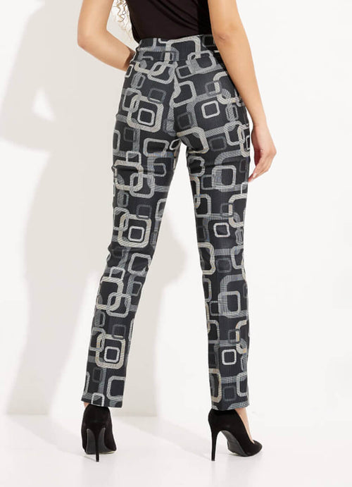 Joseph Ribkoff Abstract Motif Pants