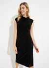 Joseph Ribkoff Draped Neck Dress